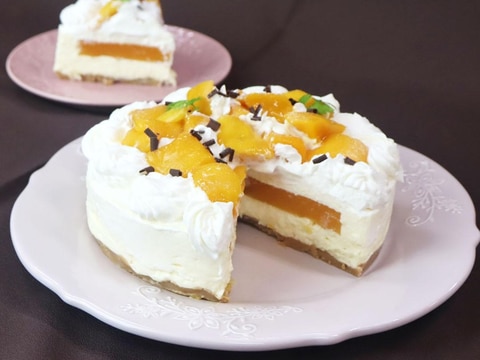 マンゴーチーズムースケーキ